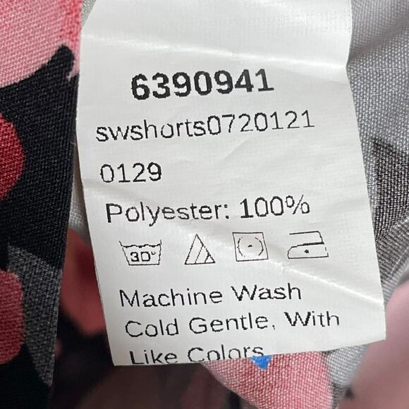 Shein Curve Paperbag Waist Shorts With Tie Bow Floral Size 2XL - Picture 5 of 10